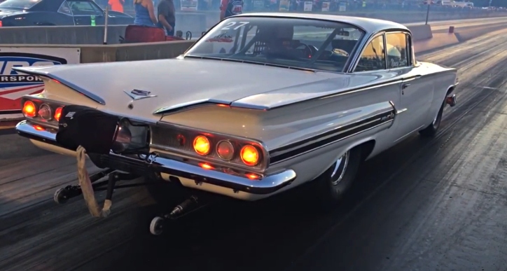 1960 chevy impala 632 big block drag racing