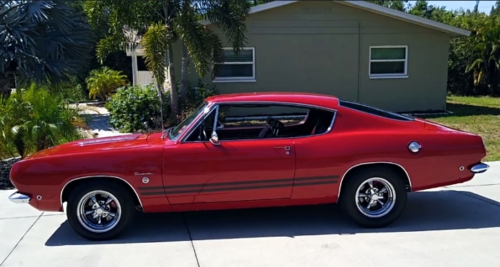 restored 1968 plymouth barracuda formula s