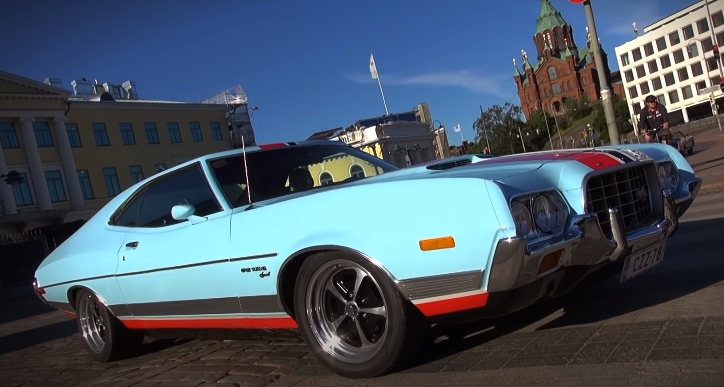 1972 ford gran torino 351 v8 sound