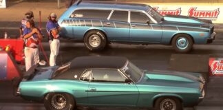 1969 mercury cougar 1/4 mile racing