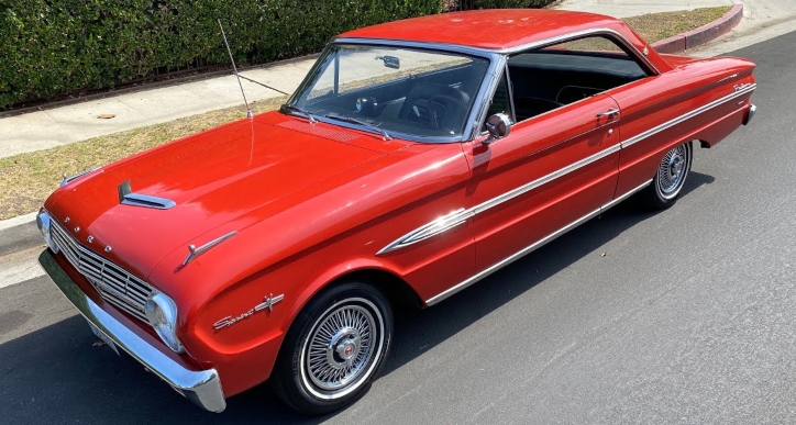 1963 ford falcon sprint in red