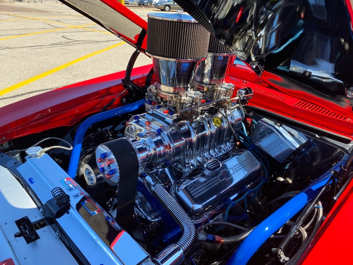 blown big block 468 engine