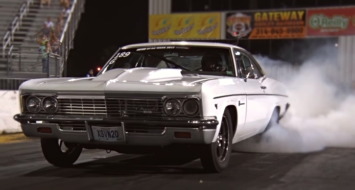 66 chevy impala drag racing