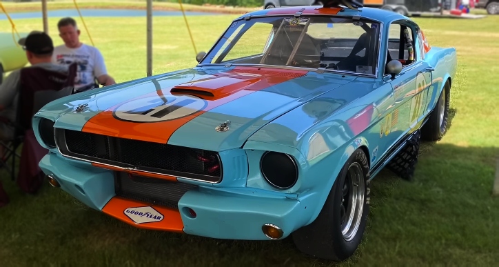 k code 289 ford mustang vintage race car 