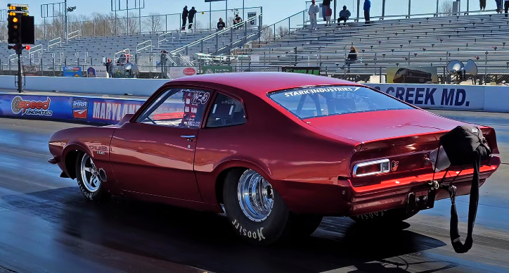 ford maverick drag racing