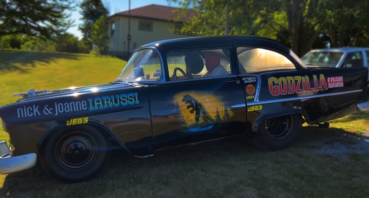 legendary 55 chevy gasser 