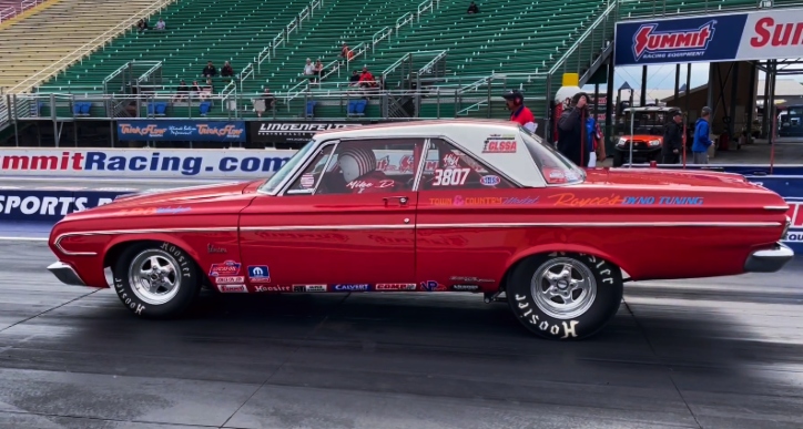 mike delahanty 1964 plymouth belvedere drag racing