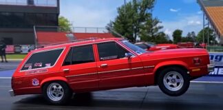 tim donathen ford wagon drag racing