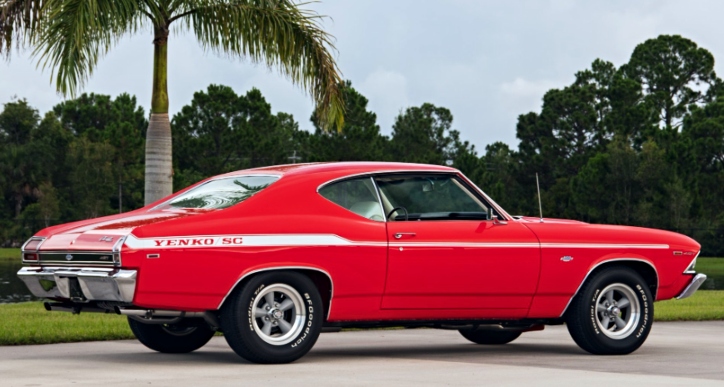 69 chevrolet yenko chevelle up close