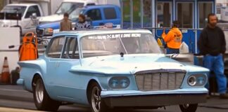 slant 6 plymouth valiant drag racing