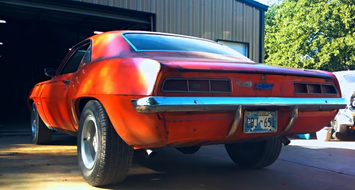 69 chevy camaro with patina