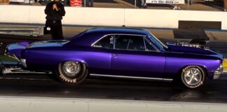 chevy chevelle drag racing byron dragway