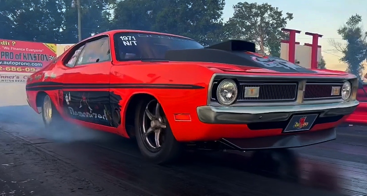 david braxton 1971 dodge demon drag racing