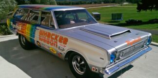1966 plymouth belvedere wagon factory race car