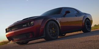 hennessey jailbreak challenger in action