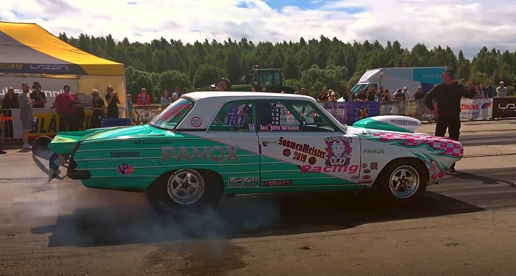 1965 plymouth valiant drag racing