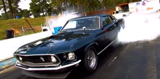 all motor 1969 ford mustang drag racing