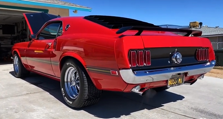1969 ford mustang muscle car