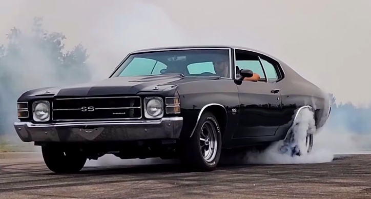 chevy chevelle ss 454 burnouts