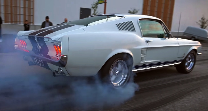 67 mustang fastback burnouts