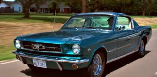 1965 ford mustang fastback a code 4-speed