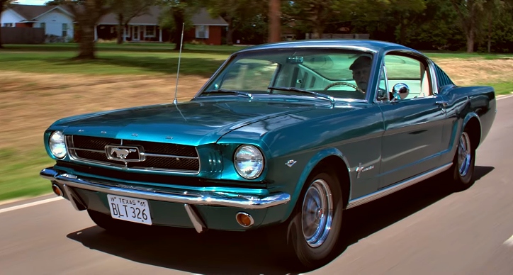 1965 ford mustang fastback a code 4-speed