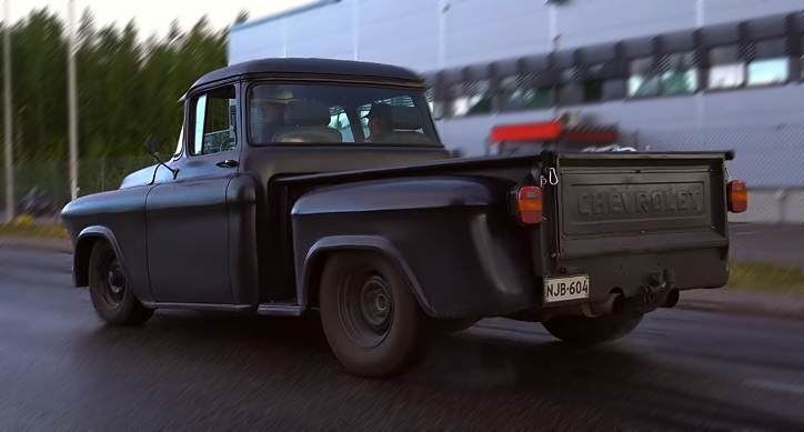 56 chevy apache pick up truck