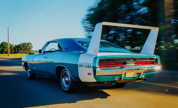 winged 69 dodge charger