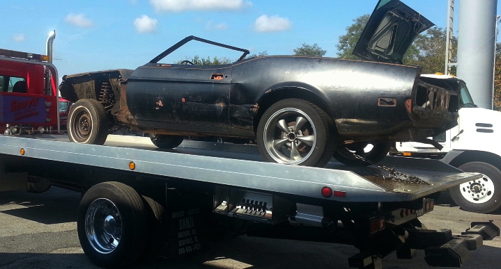 convertible 1973 mustang restoration