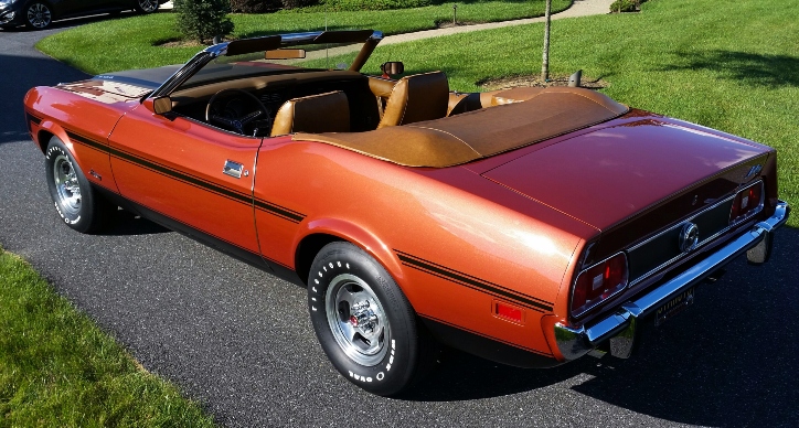 1973 mustang convertible ford company car