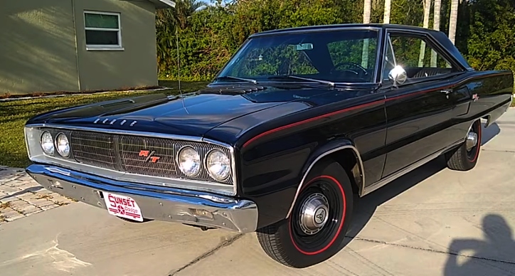 x9 black 1967 dodge coronet r/t four speed