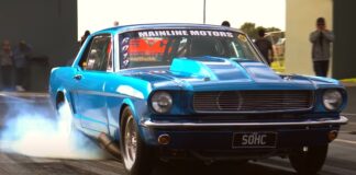 inline 6 ford mustang world record