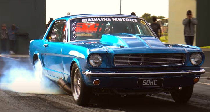 inline 6 ford mustang world record