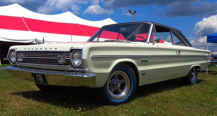 Survivor 1966 Plymouth Belvedere II 426 Hemi in White & Ride on