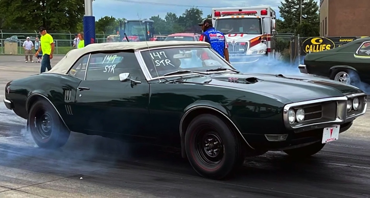 455 pontiac firebird 1/4 mile action