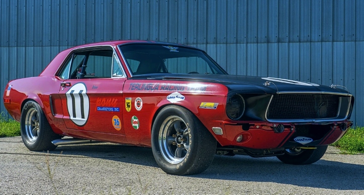 1968 ford mustang vintage racer