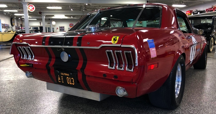 1968 mustang coupe vintage race car