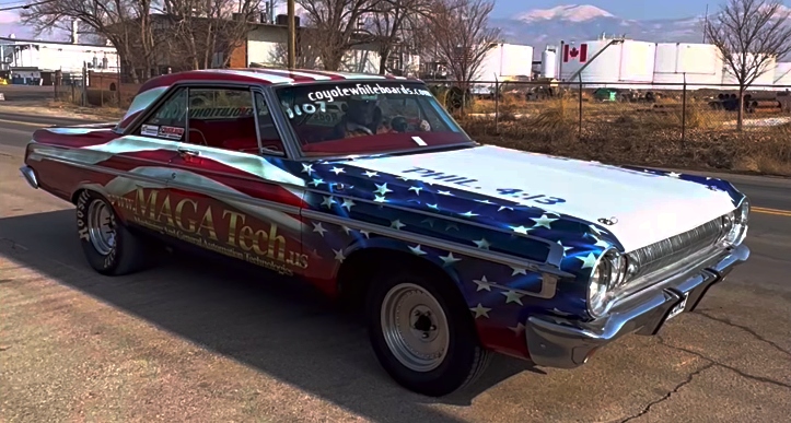 1964 dodge polara 500 race car on the street