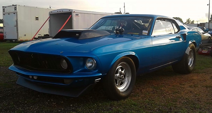 1969 ford mustang race car