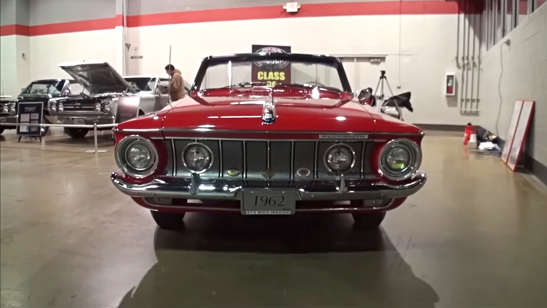 1962 Plymouth Sport Fury Convertible 413 Max Wedge engine