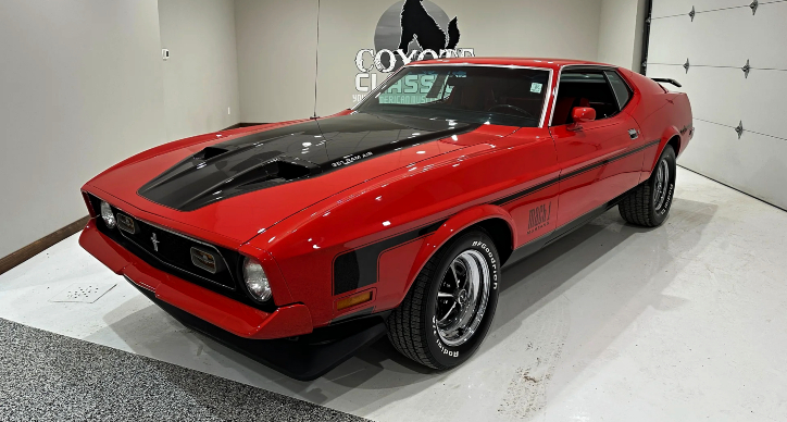 Mean And Slick 1972 Ford Mustang Mach 1 351 Ram Air