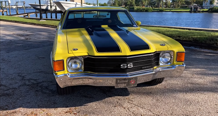 Daytona Yellow 1972 Chevrolet Chevelle SS454