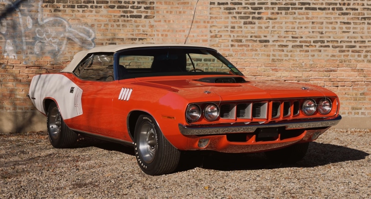 1971 cuda convertible 440-6 ex race car